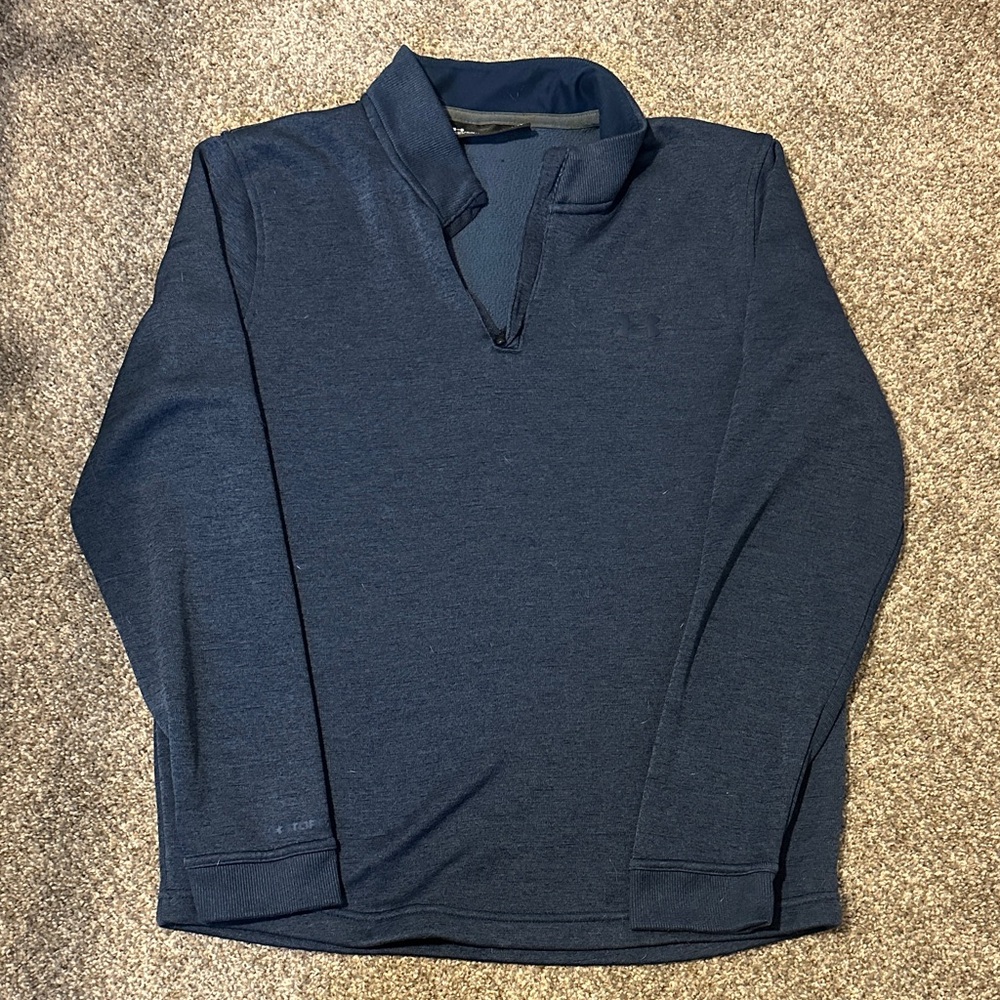 Under Armour Dark Blue Quarter-Zip Pullover
